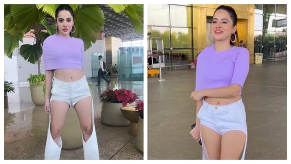 Urfi Javed Trolled For Her Bizarre Cut-Out Denims, Netizens Wonder, ‘Koi Dhamaka Hua Tha Kya Isk Ghar Par’