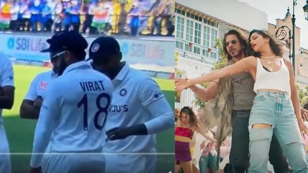 Virat Kohli & Ravindra Jadeja Perform SRK's Hook Step From 'Jhoome Jo Pathaan' Midst Of Australia Test. WATCH