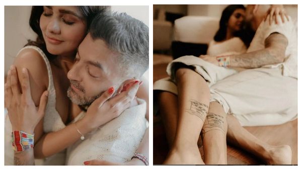 ‘Paer Me Urdu Se Kyu Likha…’: Netizens SCHOOL Dalljiet Kaur & Nikhil Patel For Inking Urdu Word On Legs