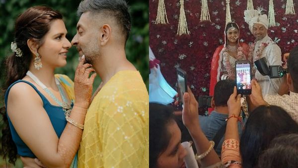 Dalljiet Kaur Ties The Knot With Nikhil Patel In A Traditional Ceremony; See First Wedding Pics