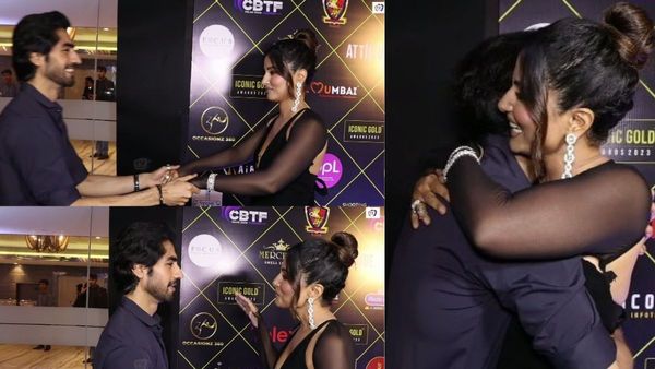 Iconic Gold Awards 2023: Yeh Rishta's Harshad Chopda Meets OG Akshara Aka Hina Khan, Fans Say 'We Want A...'