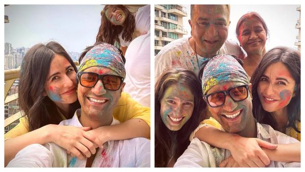 Romeo Juliet Got Nothing…: Fans Can’t Stop Gushing Over Katrina Kaif's Holi Pictures With Hubby Vicky Kaushal