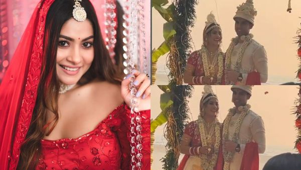 Yeh Hai Mohabbatein's Krishna Mukherjee Gets MARRIED, Makes Pretty Bengali Bride As She Flaunts Mukut - VIDEO