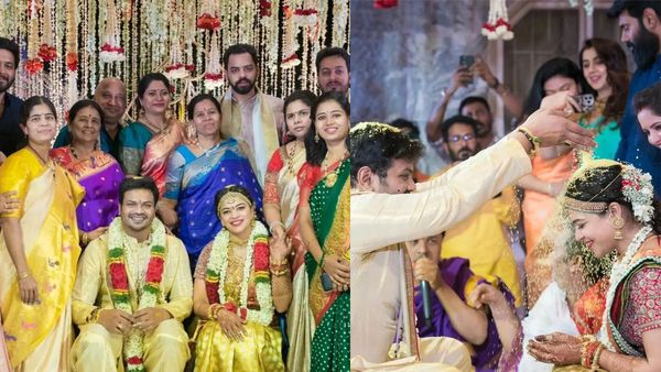 Manchu Manoj Finally Gets Hitched To Bhuma Mounika Reddy Amid Cheers From Near & Dear; See FIRST PICS HERE