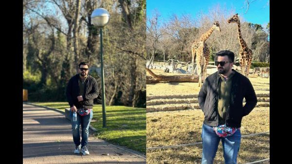 Producer Mohit Parmar Spotted In Spain For His Vacation And New Project Recce