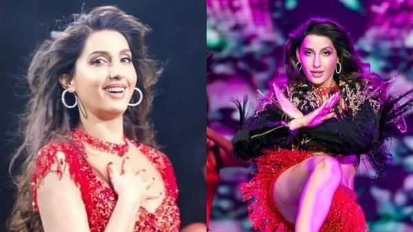 Fans Call Nora Fatehi ‘PATAKA' As She Burns Instagram With Fiery Pics In Shimmery Mini Dress From US Tour