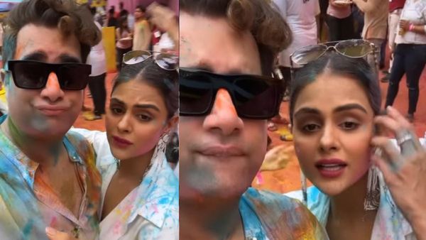 Holi 2023: Priyanka Choudhary & Rajiv Adatia Flaunt ‘Wakhra Swag’ As They Groove Together Amid Dating Rumours