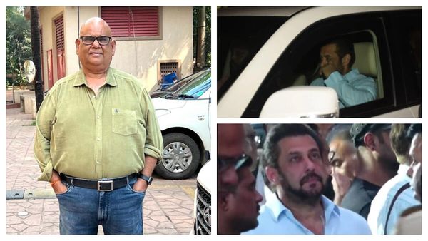 ‘Please Don’t Be Sad’: Fans React As Salman Khan Struggles To Control Tears At Satish Kaushik’s Funeral; WATCH