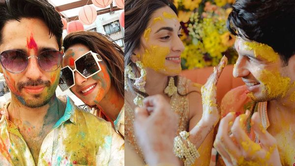 Sidharth Malhotra Twins In White With His Mrs Kiara Advani On Their First Holi; Fans Call Them ‘Cutest Couple’