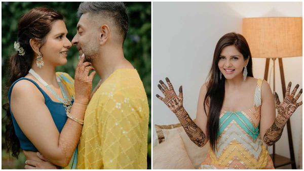Bride-To-Be Dalljiet Kaur Did Something Very Special For Fiance Nikhil, Check Her Mehendi Design To Find Out