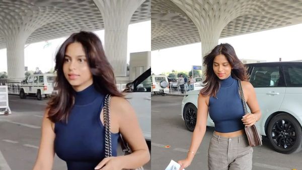 Suhana Khan Gave Cool Travel Wardrobe Inspiration In Comfy Cargo Pants & Crop Top; Check Out Her New Hairdo