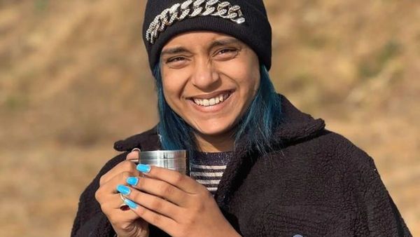 Hair Color Bilkul...: Sumbul Touqeer Fans Make Request As She Flaunts Blue Hair During Ooty Vacation- PICS