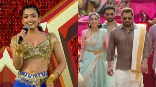 Top Bollywood News: Rashmika Mandana's Thrilling Naatu Naatu IPL Performance; Salman Khan's South Indian Look