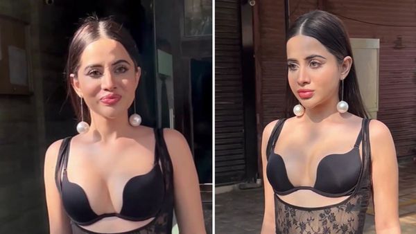 Urfi Javed Brutally Trolled For Wearing Black Sheer Outfit With Bikini, Netizens Say, ‘Adhe Kapde Shayad..'
