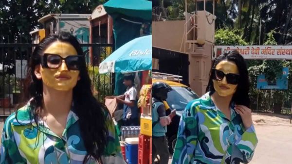 WHAT! Urvashi Rautela Spotted With 24K Real Gold Face Mask In Colourful Nightsuit. Watch VIRAL Video