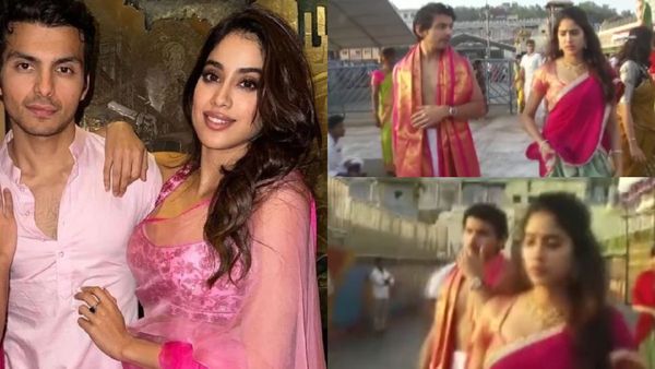 Viral Video: Janhvi Kapoor, Rumoured BF Shikhar Pahariya Pray At Tirupati Temple Decked In Ethnic Attire