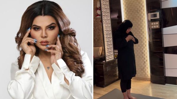 Khali Natak Hai.: Netizens School Rakhi Sawant For Wearing Short Clothes, Nail Paint While Performing Namaz