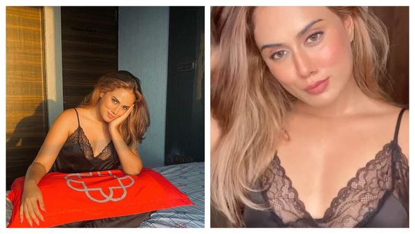 Rutuja Sawant Exudes HOTNESS As She Poses In A SIZZLING Black Satin Dress