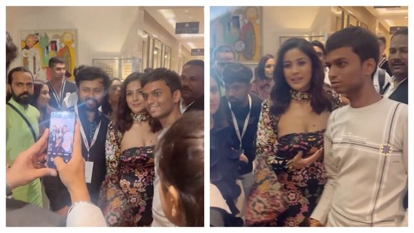 Fans Call Shehnaaz Gill A ‘SWEETHEART’ As She Poses Patiently With A Fan; Check Out The Viral Video