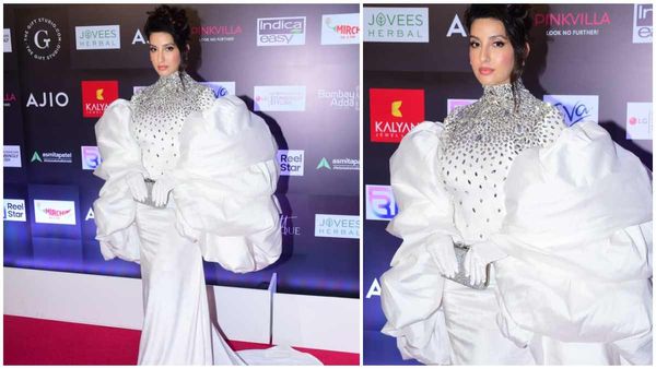 Rajai Bhi Saath le Aai: Nora Fatehi Gets Trolled For Attending Style Icons 2023 In Gown With Mammoth Sleeves