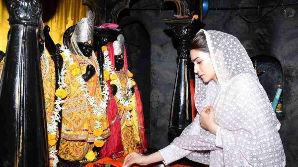 Kriti Sanon, Sachet-Parampara Visit Sita Gufa & Kalaram Mandir For Second Adipurush song Ram Siya Ram