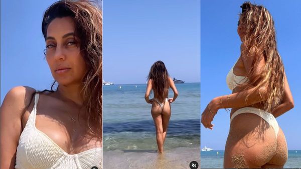 Anusha Dandekar Flaunts Her Booty In A White Bikini As She Plays On The Beach; Check Out Her SEXY Video