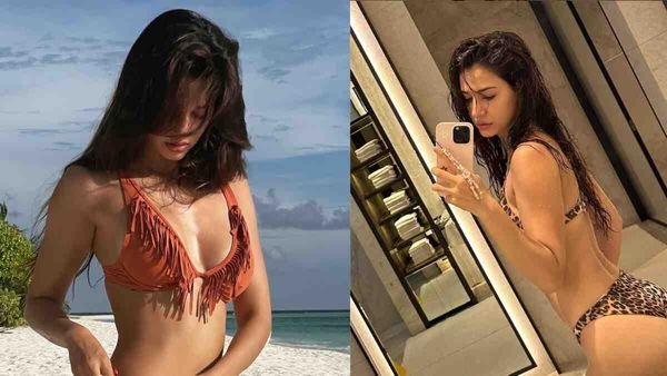 HOT! Disha Patani Sizzles In A Black Drawstring Bikini From The Pool, Fans Say, ‘Tabahi'