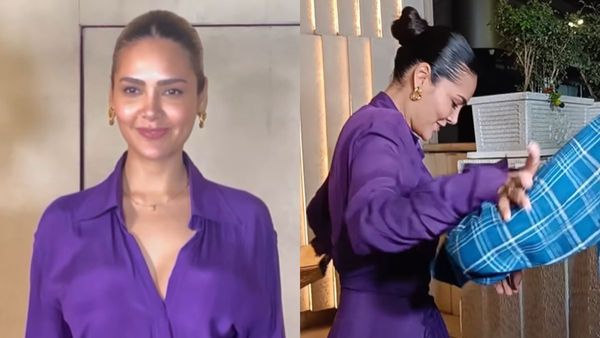 VIRAL: Esha Gupta Almost Falls In High Heels While Greeting A Fan, Netizens Say, ‘Alcohol Kam Pina Chahiye'