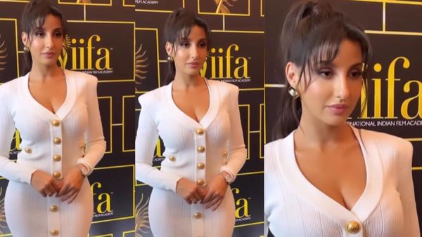 IIFA 2023: Nora Fatehi Looks Hot In Skintight Busty Dress; Fan Says: Aise Hi Garmi K Mare.. VIRAL Video