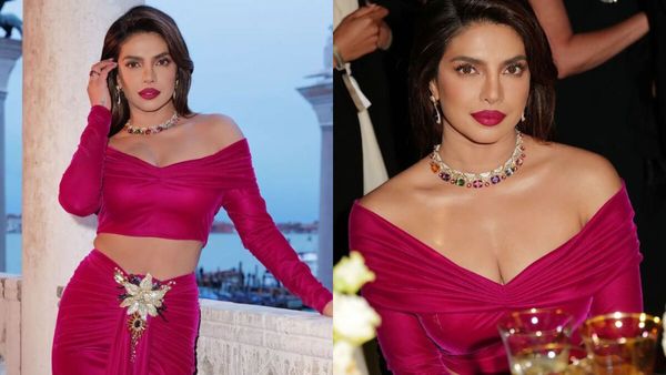 Priyanka Chopra Looks Resplendent In Red At Bulgari Event; Fans Call Her ‘Unreal’