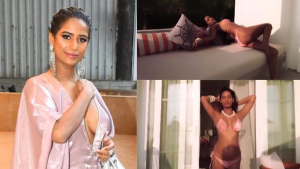 Poonam Pandey Raises Mercury As She Flaunts Her Sexy Curves In Pink BIKINI, Fans Say, ‘Fire Laga Diya'. Watch