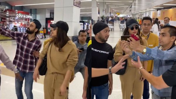 Parineeti-Raghav Engagement: Priyanka Gets ANNOYED As Fans Push Security To Take Selfies With Her. Watch