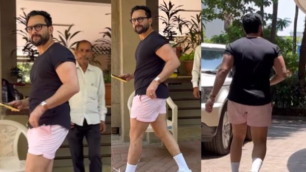 Ye Bhi Malaika Se Kam Nahi Hai: Saif Ali Khan Wearing Pink Shorts In VIRAL Video Invites Hilarious Reactions