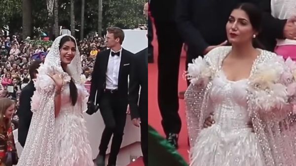 Cannes 2023: Sapna Choudhary Makes Her 2nd Appearance At 76th Film Festival In Short Dress With Dramatic Train
