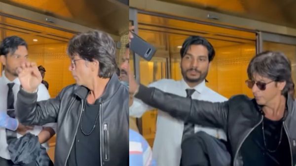 OMG! Aggressive SRK Pushes Fan Trying To Click Selfie With Him, Fans Say ‘Pathaan Chal Gayi Toh Akad Agayi'