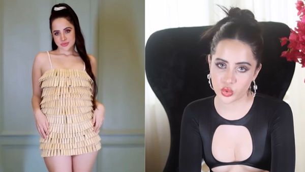 Iska Ilaj Karvao: Netizens MOCK Urfi Javed For Her New Bold Outfit Of Transparent Dining Table Cover As Skirt