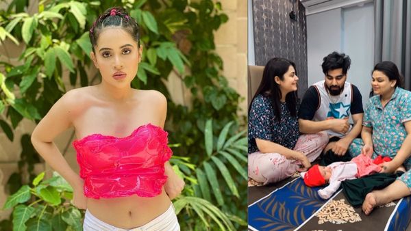 Urfi Javed Sends SPECIAL GIFT To Armaan Malik’s Wives Payal, Kritika & Their Newborn Babies; WATCH