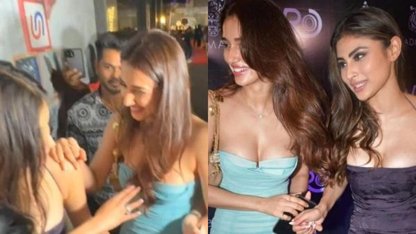 ‘Aise Kapde Pehan Kar Aayenge…’: Netizens React As Mouni Roy Covers Disha Patani's Risque Neckline With Hair