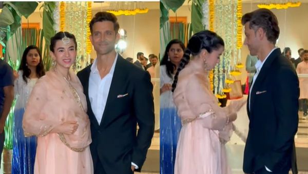 Hrithik Roshan, Saba Azad Steal Glances At Madhu Mantena's Reception Bash, Netizens Say: Jodi Khoobsurat Hai