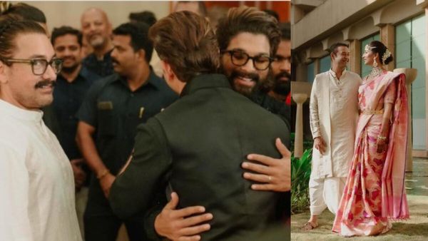 Fans In A Frenzy As Hrithik Roshan, Allu Arjun & Aamir Khan Share A RARE MOMENT At Madhu Mantena’s Reception