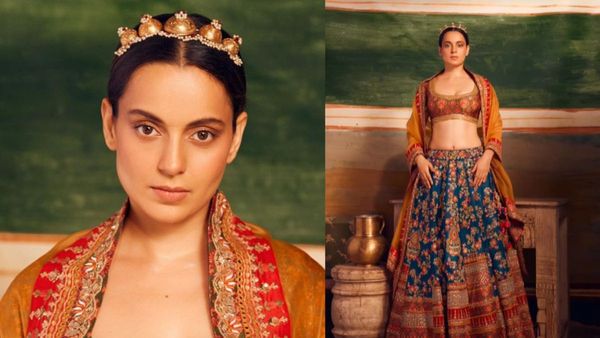 Himachal Ki Queen: Kangana Ranaut's Fans Left In Awe As She Drops Majestic Look In Lehenga Choli. VIDEO