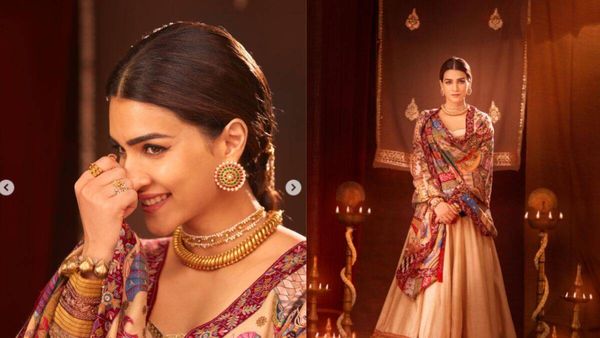 Kriti Sanon Looks Spellbound In A Symbolic Shawl For Adipurush Promotions; Here's The True Story Behind It