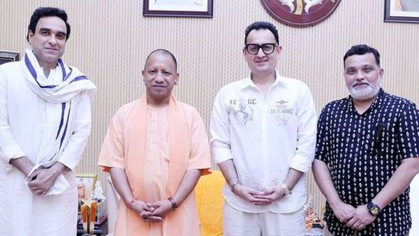 Main ATAL Hoon: Pankaj Tripathi & Film's Producer-Director Meet UP CM Yogi Adityanath As They Shoot In Lucknow