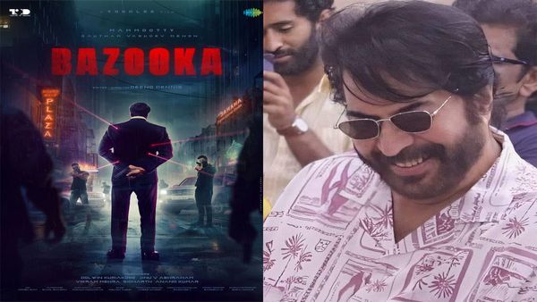 Mammootty Unveils Exciting Update for 'Bazooka': First Look Poster to Ignite Fan Anticipation