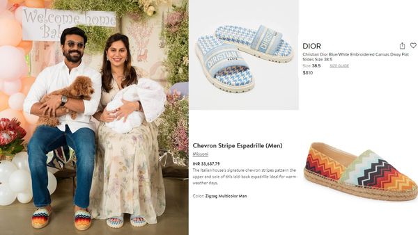 Ram Charan & Upasana's EXPENSIVE Footwear Grabs Attention As They Come Out With Baby Girl; PRICE Deets Inside!