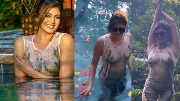 Is She N*ked?: Akshay Kumar's 46-year-old Co-star Takes Dip In Pool In HOT See-through Dress, Fans React