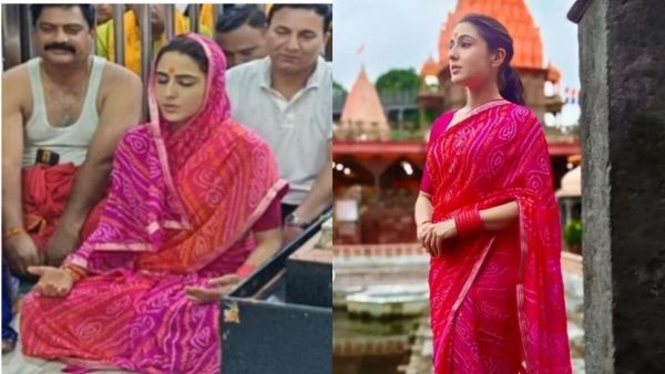 Sara Ali Khan Offers Prayers At Ujjain’s Mahakaleshwar Temple Post ZHZB Success; Enjoys The Kirtan | WATCH