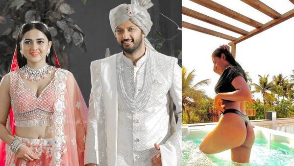 Haye Garmi! Tejasswi Prakash's Naagin 6 Co-star Flaunts Booty As She Takes Dip Into Pool- VIRAL PICS