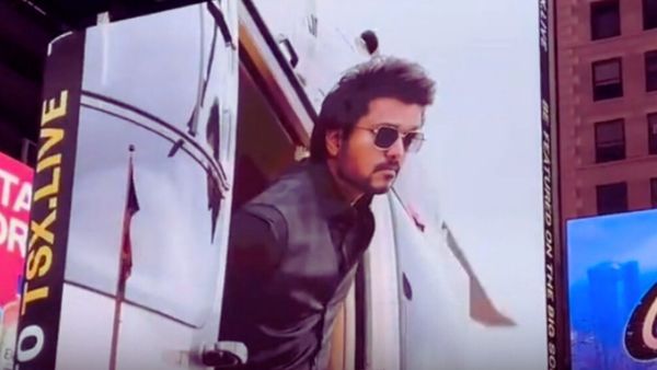 Happy Birthday Vijay: Viral Video In New York Times Square; Netizens Say 'First Tamil Actor On The Bill Board'