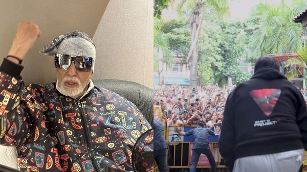 Amitabh Bachchan Looks Sassy As He Wears Project K Hoodie, Meets Fans At Jalsa In Style- VIRAL VIDEO